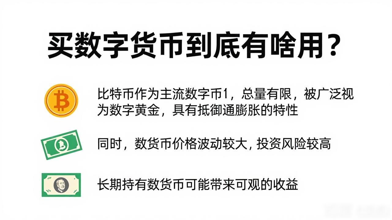 买数字货币到底有啥用？
