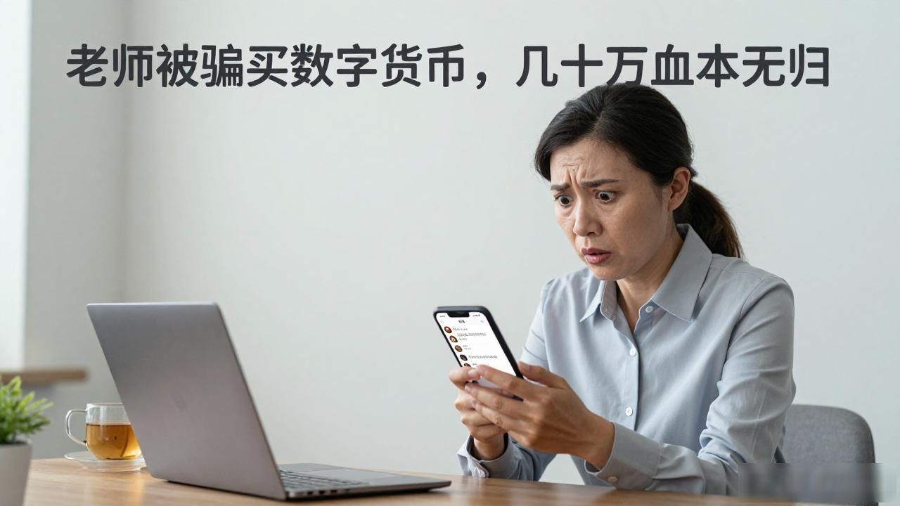 老师被骗买数字货币，几十万血本无归