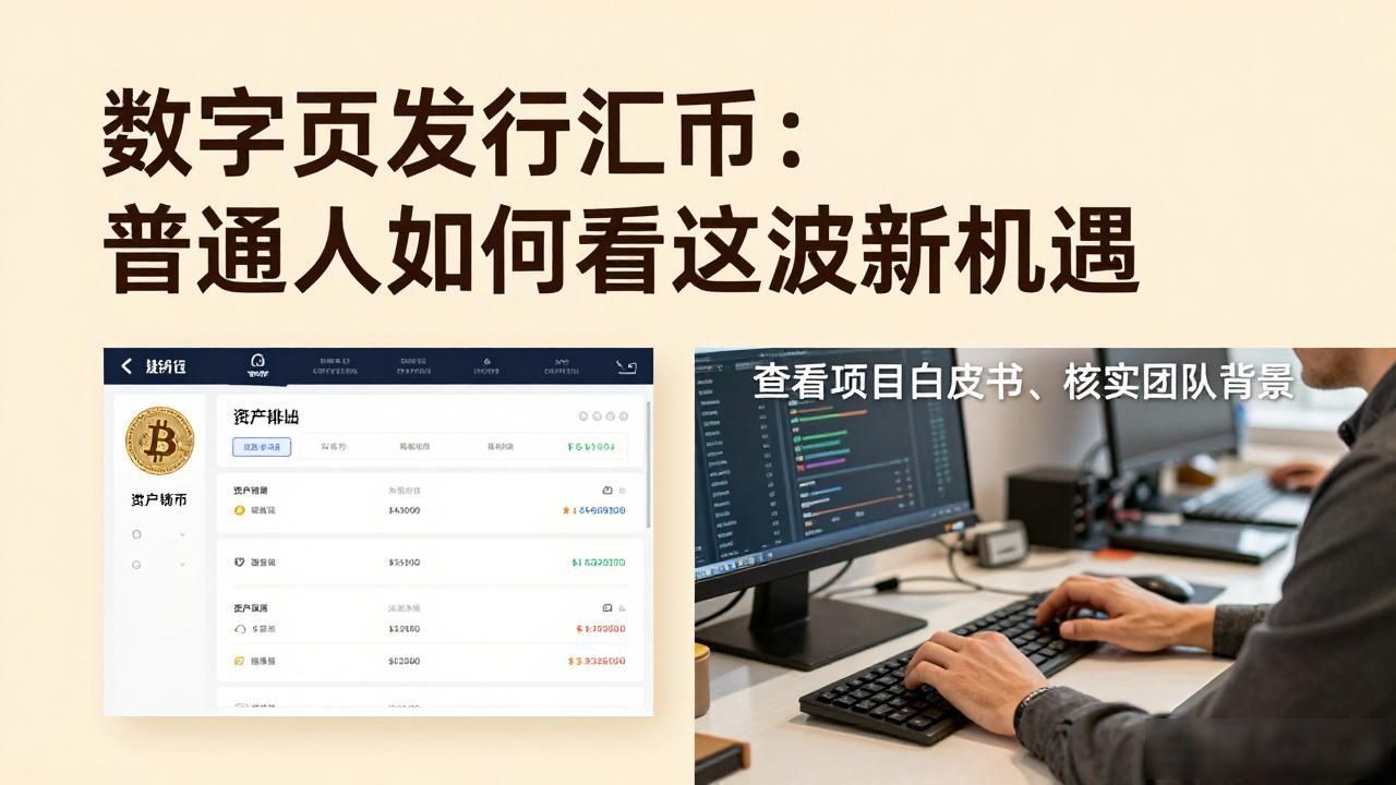数字货币发行汇币：普通人如何看懂这波新机遇