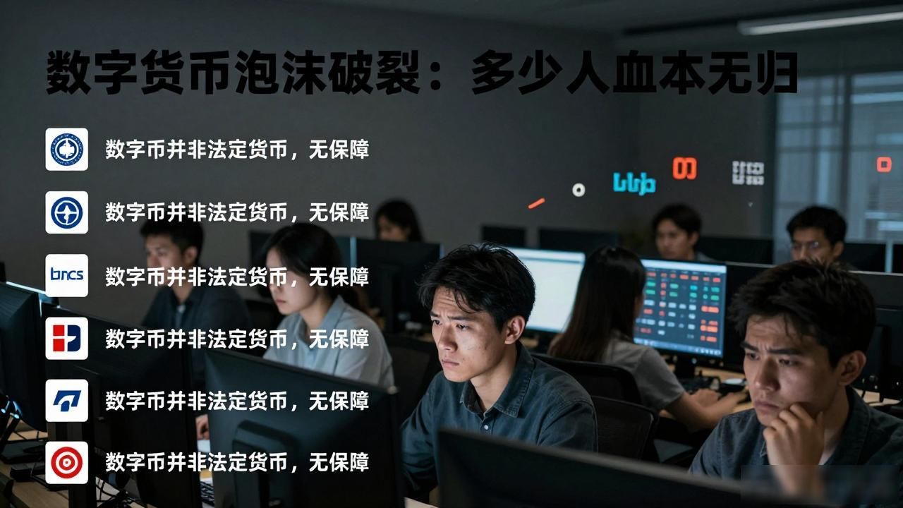 数字货币泡沫破裂：多少人血本无归