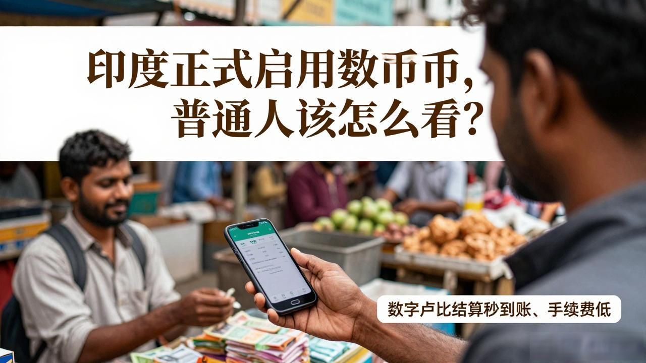 印度正式启用数字货币，普通人该怎么看？