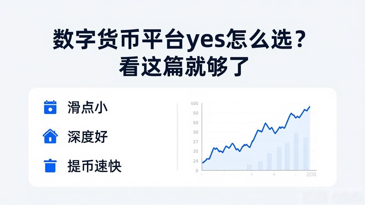 数字货币平台yes怎么选？看这篇就够了