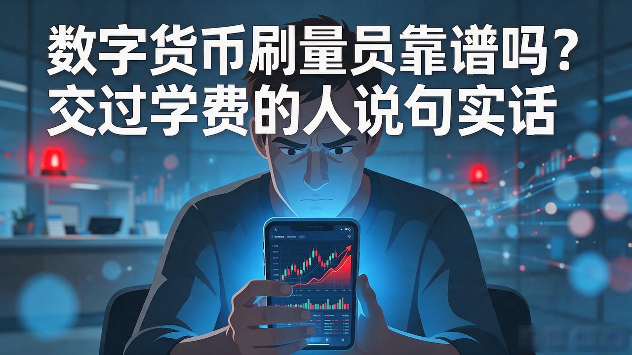 数字货币刷量员靠谱吗？交过学费的人说句实话