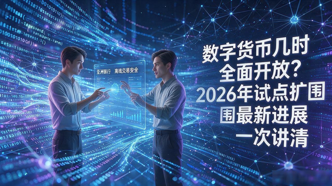 数字货币几时全面开放？2026年试点扩围最新进展一次讲清