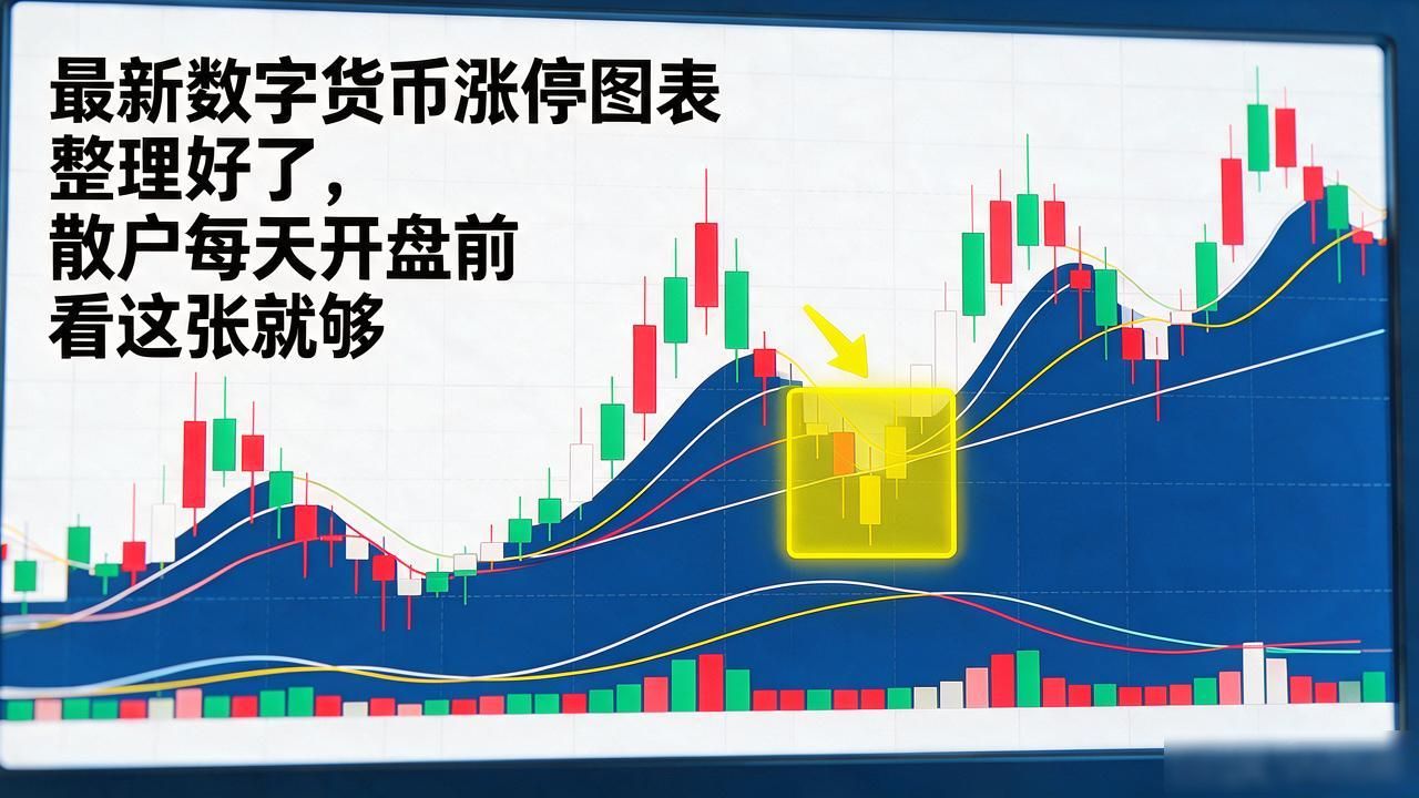 最新数字货币涨停图表整理好了，散户每天开盘前看这张就够