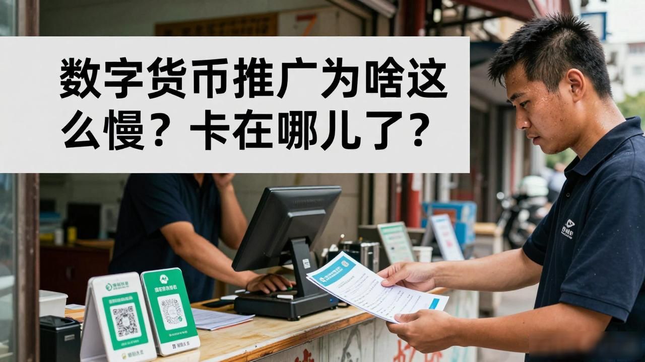 数字货币推广为啥这么慢？卡在哪儿了？