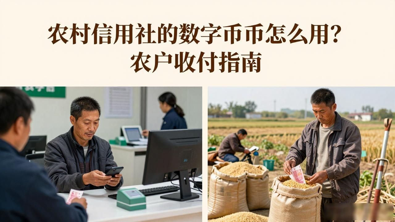 农村信用社的数字货币怎么用？农户收付指南