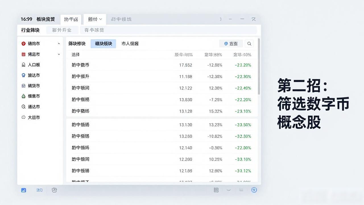 通达信筛选数字货币概念股_通达信如何看数字货币_通达信数字货币概念板块